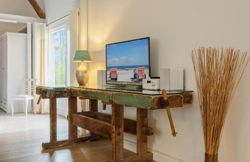 Langballig House | Klüterkammer, Ferienhaus auf Gutshof mit Kamin