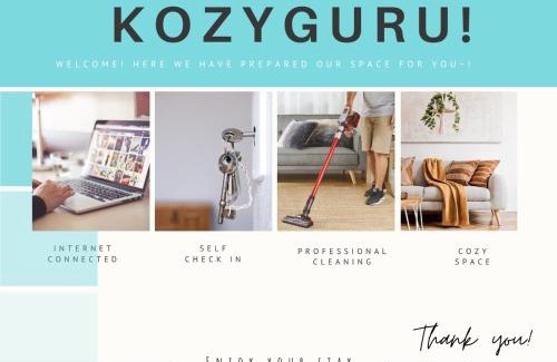 Moonee Ponds Apartment | KozyGuru | Moonee Ponds | Modern 1 Bed Apt Parking