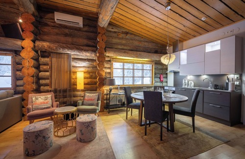 Saariselka Hotel | Kuukkeli Log Houses Teerenpesä - Superior Suite A49