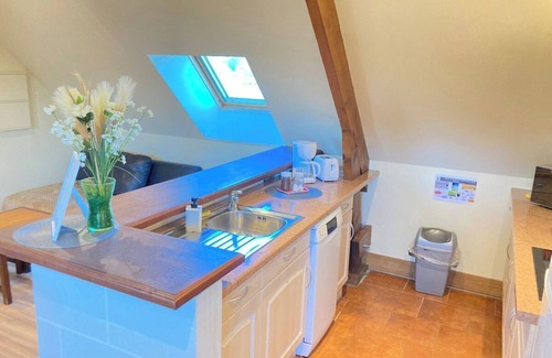 Saint-Martin-du-Vieux-Belleme Apartment | La Longère T3 - Golf - Parking - Wifi - 4 Pers