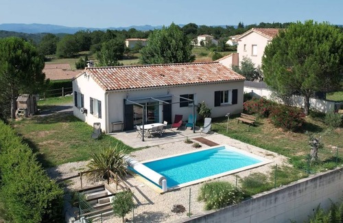 Saint-Maurice-dʼArdeche House | La Mauricette, villa of 79 m2, 2 bedrooms for 4 to 5 people with its private swimming pool