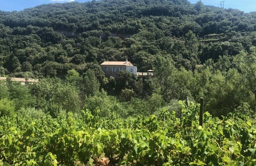 Vieussan House | La Roque-Riviere *NEW* Sleeps 6, Private River Beach, Stunning Views