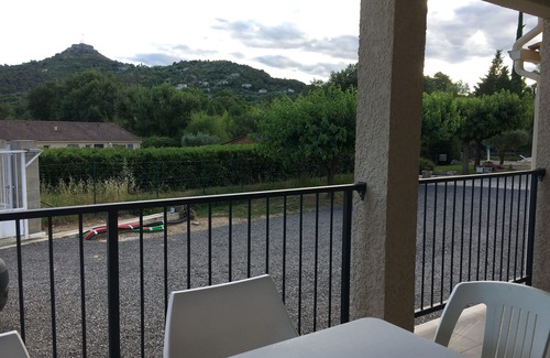 Sampzon Villa | La Treille Ardèche Samzpon private pool air conditioning quiet space countryside