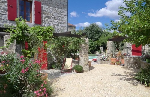 Saint Alban Auriolles Apartment | La Vialle vacation in the Ardèche France with pool for families near Pont d'Arc