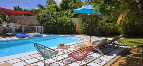 Tamarin Apartment | LAKAZ DEL SOL - Elegant apartments with luxurious garden, pool and barbecue area - Tourism Permit Certified