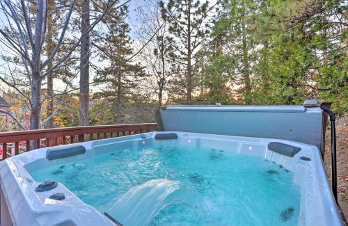 Lake Arrowhead House | Lake Arrowhead A-Frame Cabin with Deck and Balcony!