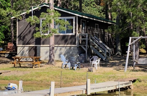 Longville Cabin | Lake front cottage - Brainerd Lakes Area - beautiful sandy beach, pristine view!
