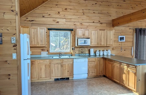 Northern Ontario Cabin | Lake front timber cottage amongst towering pines. Family and pet friendly