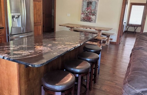 Silver Lake House | Lake House with Hot Tub, game room, huge yard, 1 mile from Silverlake Sand Dunes