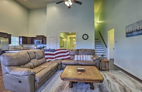 Clanton House | Lake Mitchell Vacation Home w/Dock & Water Slide