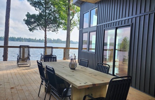 Leesville House | Lake Murray Modern Lakefront Retreat - Dock, Fireplace & Family-Friendly Luxury