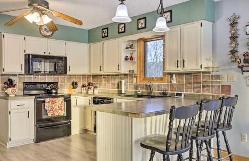 Tomahawk House | Lake Nokomis Escape with Dock and Beach Access
