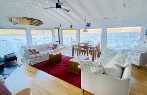 Muskoka Lakes House | Lake Rosseau Sunset Facing Deep Water Lake Front Property