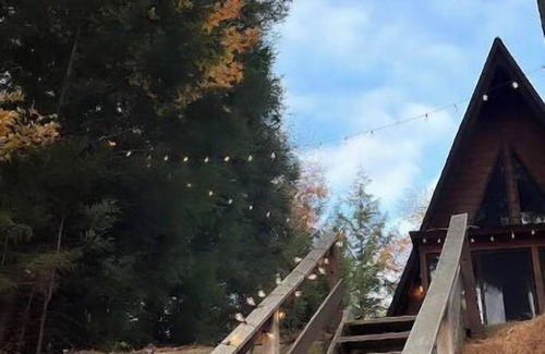Arietta House | Lakefront A-Frame Cabin located in the Adirondacks
