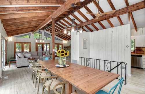 Johnsonburg Ski Chalet | Lakefront Achieve Chalet in a Private 200 Acre Estate