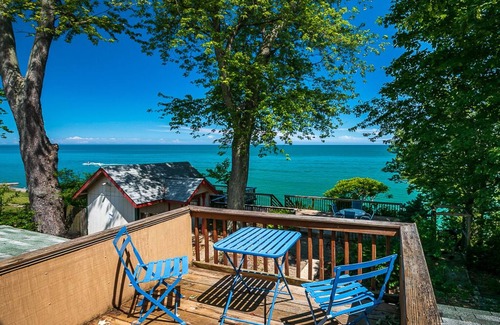 Geneva-on-the-Lake House | Lakefront, awesome views, water access, center strip, private, parking.