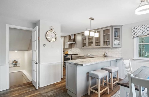 Belmont House | Lakefront Bliss, Private Dock & Cozy Year-Round Retreat!