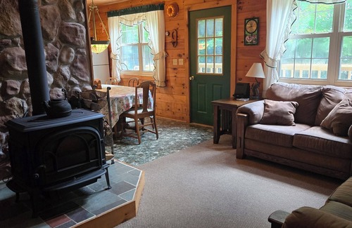 Croghan Cabin | Lakefront Cabin Retreat with Internet. E-Bike Rental Available.