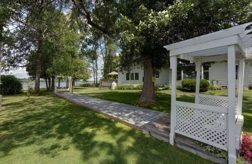 Lakefield Ski Chalet | Lakefront Cabin with Boat Beach and Swimming