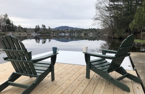 Saranac Lake Cottage | Lakefront cottage, Lake Flower, Saranac Lake, NY