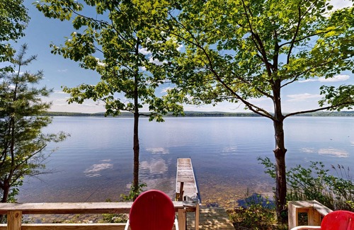 Smithfield Cottage | Lakefront dog friendly cottage w/a dock & beautiful sunset views