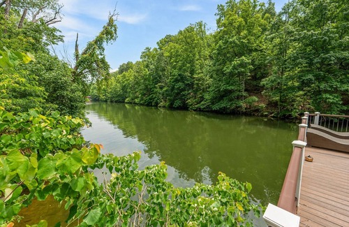 Ingles House | Lakefront home on Claytor Lake with private dock, scenic decks, stylish interiors, and cozy bedrooms