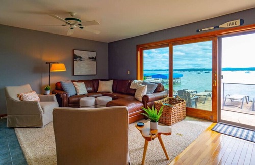 Rapid City Cottage | Lakefront Retreat on Torch Lake Sandbar