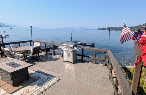 Bigfork House | Lakefront retreat w/private dock, SUPs & fast WiFi - walk to restaurants!