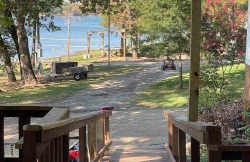 Log Cabin House | Lakefront with Private Dock & Sandy Shore