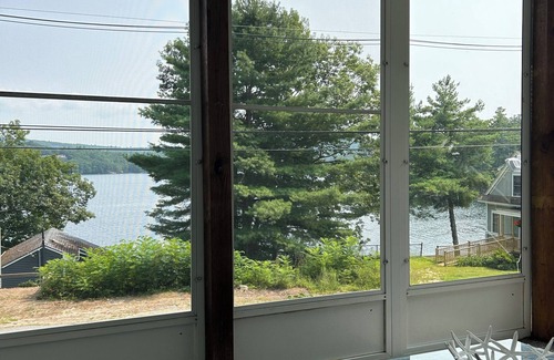 Alton Bay Cottage | Lakeview, cozy, family, pets, boat slip, beach, trails, skiing, adventures