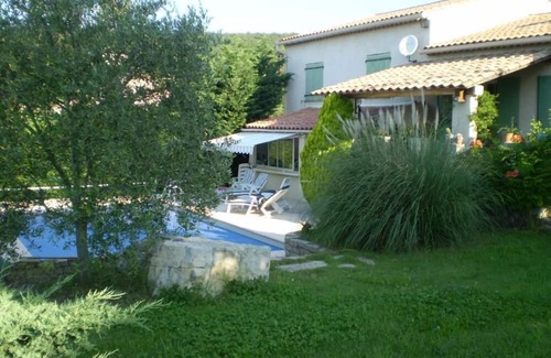 Laval-Pradel Villa | Large 200m² house with swimming pool (5 by10m) near Alès in the Cévennes, 8people