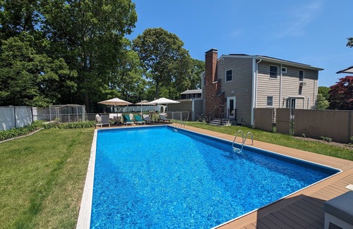 Brookhaven House | Large coastal bohemian getaway w/pool