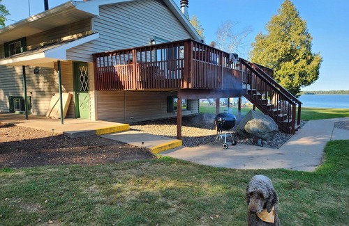 Mercer House | Large Lake house on major snowmobile trail