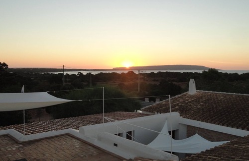 Es Cap de Barbaria Villa | Large Villa with pool, garden and views of the Mediterranean