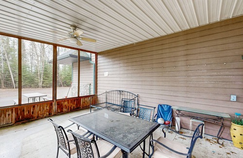 Tomahawk House | Large, waterfront home w/a full kitchen, dock, canoes, & outdoor firepit