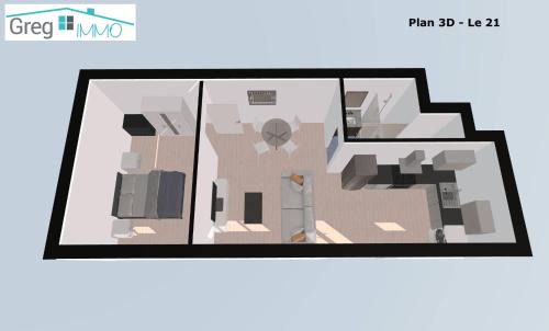 Montbeliard Apartment | Le 21 -GregIMMO-Appart'Hôtel