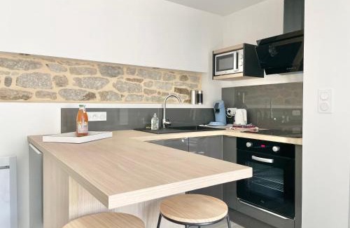 Quimper Apartment | LE CALLOCH 2D - Studio 4 Étoiles - Quartier Gare - Wifi - Netflix