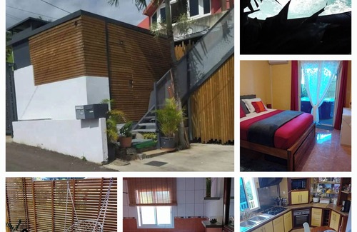 La Riviere Saint-Louis House | Le Chapeau de Paille, house with private Jacuzzi, between mountains and sea.