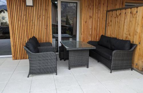 Sallanches Apartment | Le Doran - Terrasse & Vue Mont Blanc
