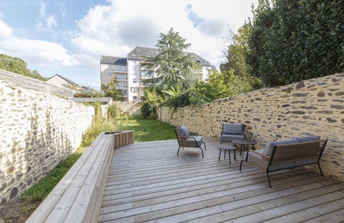 Laval Apartment | Le Garden - Wifi - Jardin - Gare