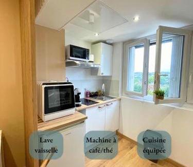 Montgeron Apartment | Le Perchoir - Studio cosy mezzanine, parking et WiFi - Paris Sud