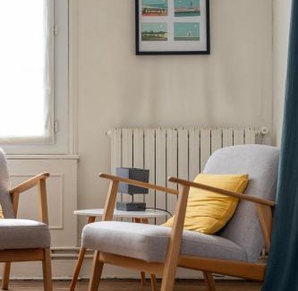 Saint-Martin-du-Littoral Apartment | Le Ptit Havrais, idéal couple, solo ou pro à 2 min à pied de la mer