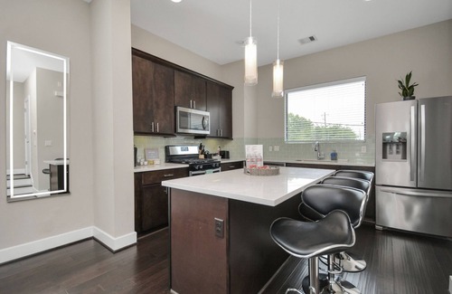 East Downtown Houston House | Leeland Luxe! ♨️Hot Tub along with Putting Green ♨️ EaDo Houston