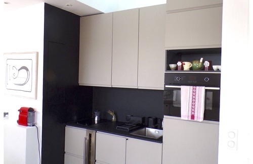Latin Apartment | Left Bank Roof Top Luxembourg Gardens Eiffel Towers views