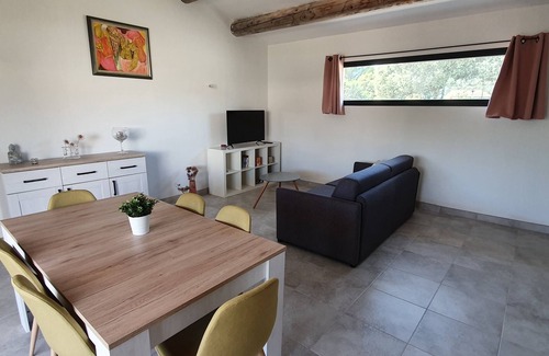 Saumane-de-Vaucluse House | "Les bergeries de saumane" Gite les oliviers, air-conditioned communal heated swimming pool