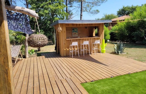 Orx House | "les Deux Palmiers", Maison Avec Jacuzzi au Calme a 10 min des Plages