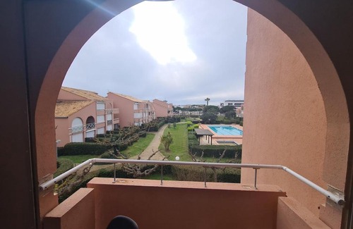 Palavas-les-Flots Apartment | Les soleillades - Joli appartement avec piscine