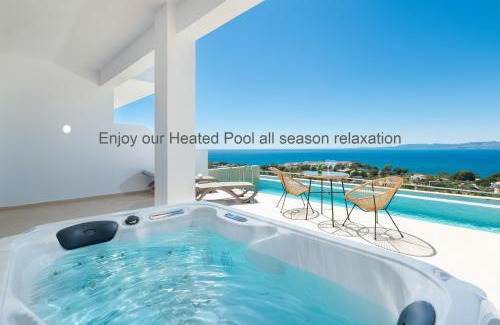 Pefkos Apartment | Lindos Nest with Private Heated pool