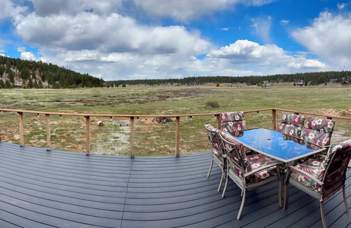 Duck Creek Village Cabin | Little Red Cabin with WiFi in Duck Creek Village