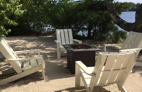 Windham Cottage | Little Sebago Lake - Private Sandbar With A White Sand Beach - Full Sun